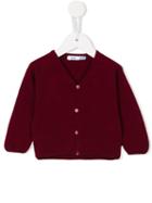 Knot - 'layette' Basic Cardigan - Kids - Polyamide/viscose/cashmere/merino - 1 Mth, Newborn Boy's, Red