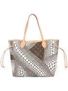Louis Vuitton Vintage Neverfull Mm Monogram Waves Bag - Brown