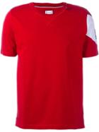 Moncler Gamme Bleu 'heart' Sleeve Print T-shirt, Men's, Size: Xl, Red, Cotton