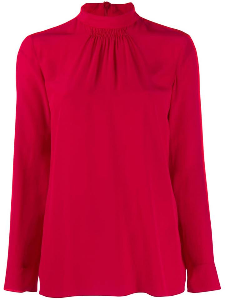 Red Valentino Gathered Detail Blouse