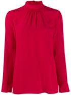 Red Valentino Gathered Detail Blouse