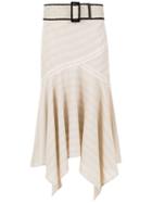 Martha Medeiros 'martina' Asymmetrical Skirt - Neutrals