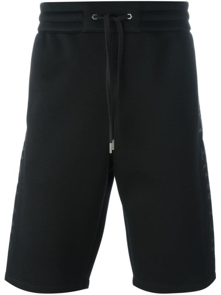 Helmut Lang Side Logo Print Track Shorts