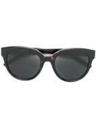 Saint Laurent Eyewear Cat Eye Frame Sunglasses - Brown