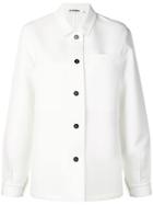 Jil Sander Button Shirt Jacket - White
