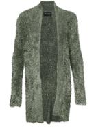 Baja East Long Open Cardigan - Green