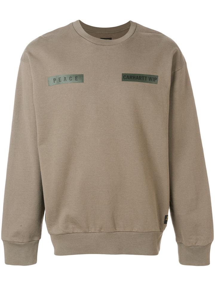 Carhartt Logo Patch Sweatshirt - Green