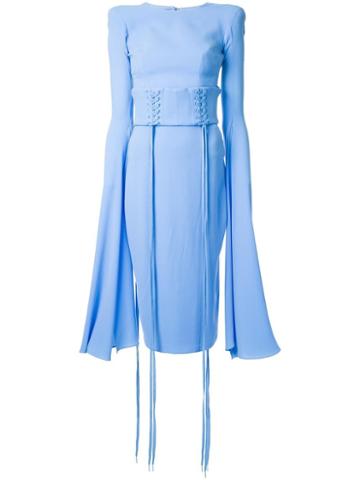 Alex Perry 'chloe' Dress, Women's, Size: 8, Blue, Polyester/triacetate