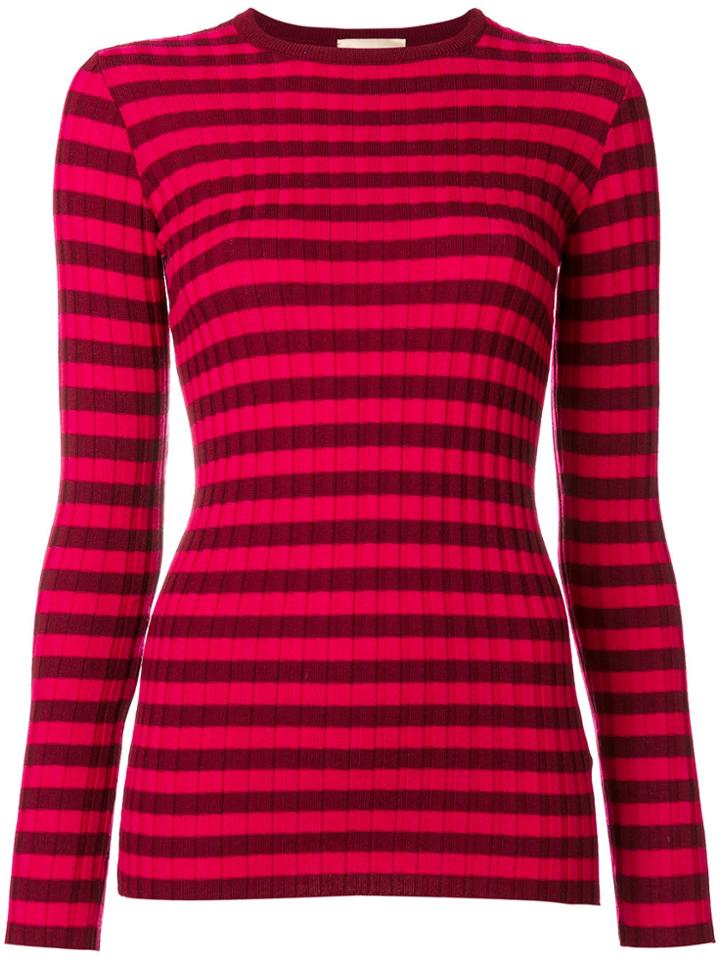 Erika Cavallini Striped Top - Pink & Purple