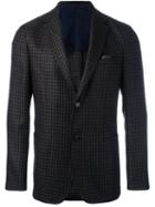 Z Zegna Woven Single Breasted Blazer, Men's, Size: 48, Black, Cotton/cupro/wool