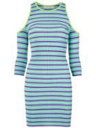 Cecilia Prado Knit Cold Shoulder Dress - Blue