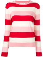 Chinti & Parker Striped Knitted Sweater - Pink