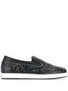 Jimmy Choo Gracy Slip-on Sneakers - Black