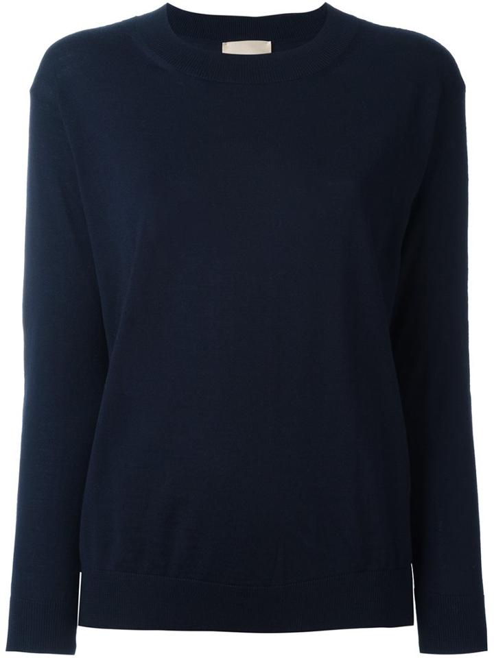 Erika Cavallini 'sidony' Pullover, Women's, Size: Small, Blue, Virgin Wool