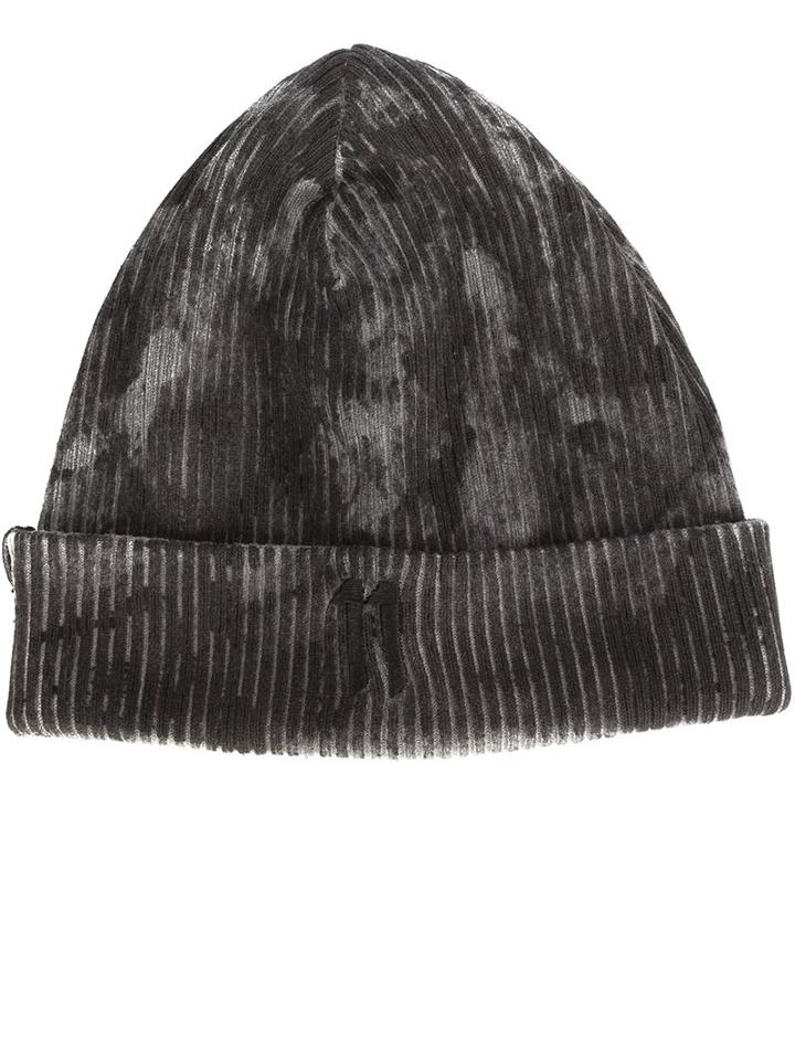 11 By Boris Bidjan Saberi Ribbed Camouflage Beanie