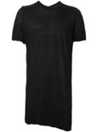 Rick Owens Long T-shirt, Men's, Size: Xs, Black, Cotton