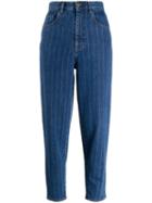 Just Cavalli Pinstriped Jeans - Blue