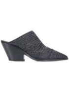 Casadei Braided Mules - Black
