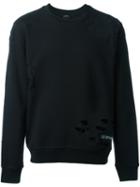 Les (art)ists Crew Neck Jumper, Men's, Size: Large, Black, Cotton