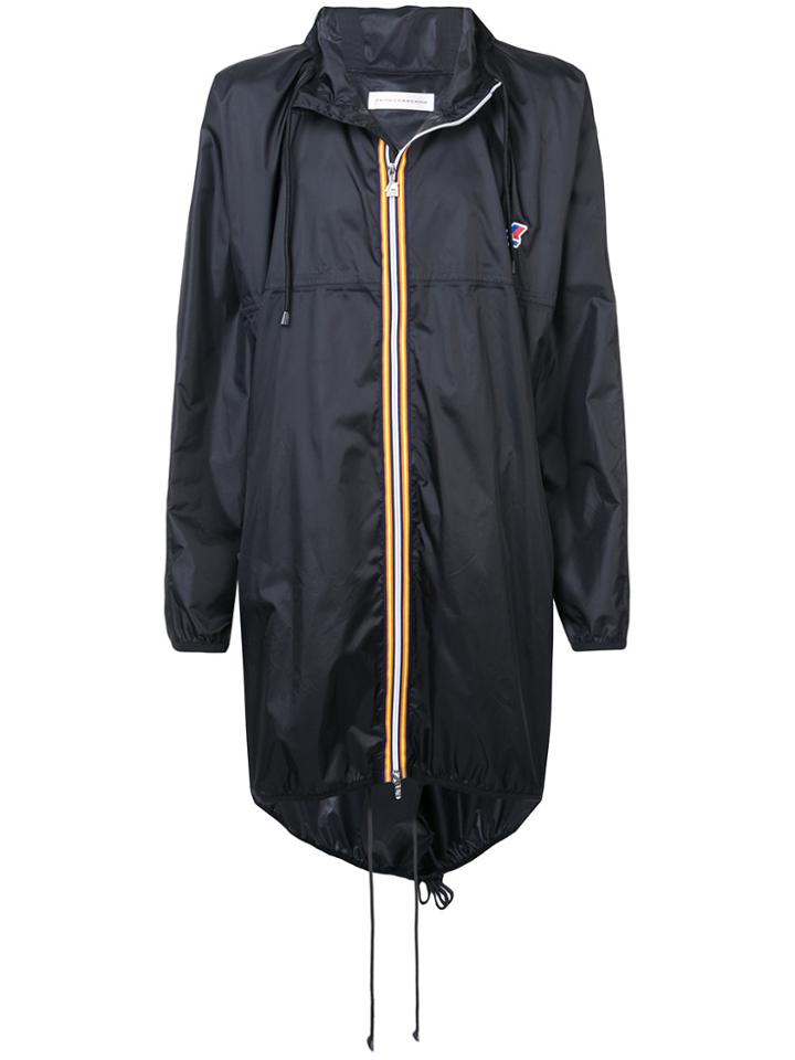 Faith Connexion Zipped Parka Coat - Black