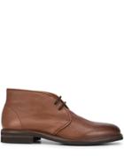Brunello Cucinelli Pebbled Desert Style Boots - Brown