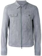 Desa 1972 Zipped Jacket, Men's, Size: 50, Grey, Cotton/suede