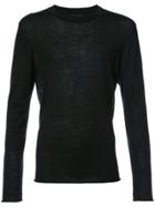 Atm Anthony Thomas Melillo Slim Cashmere Crewneck Sweater - Black