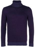 Roberto Collina Ribbed Turtleneck Sweater - Purple