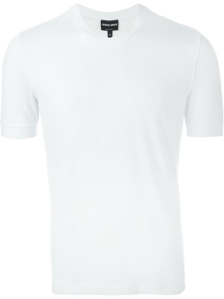 Giorgio Armani V-neck Fitted T-shirt
