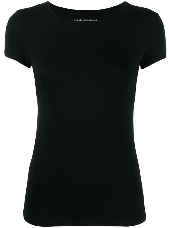 Majestic Filatures Skinny Fit T-shirt - Black