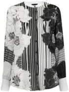Cavalli Class Floral Blouse - Black