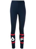 Fila Logo Printed Leggings - Blue
