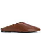 Joseph Pointed Toe Mules - Brown