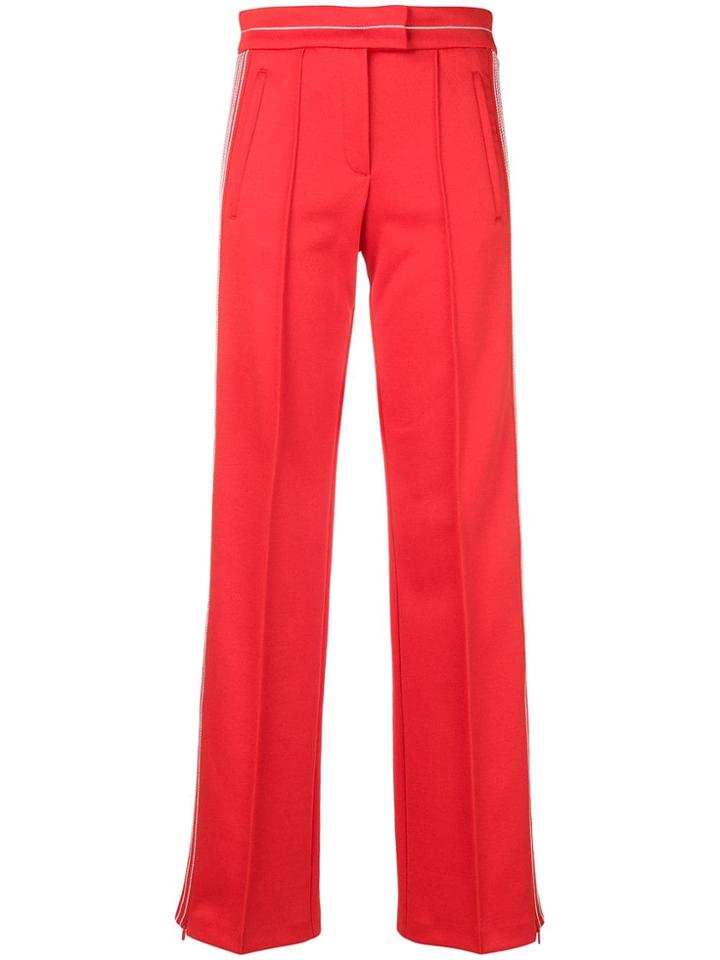 Pinko Zip Track Pants - Red