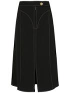 Nk Panelled Midi Skirt - Black