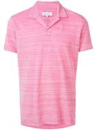 Orlebar Brown Open Collar Polo Shirt - Pink