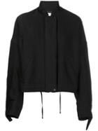 Christian Wijnants Zipped Jacket, Women's, Size: 40, Black, Polyester