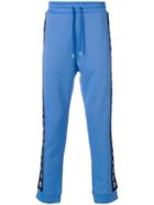 Love Moschino Side Logo Stripe Sweatpants - Blue
