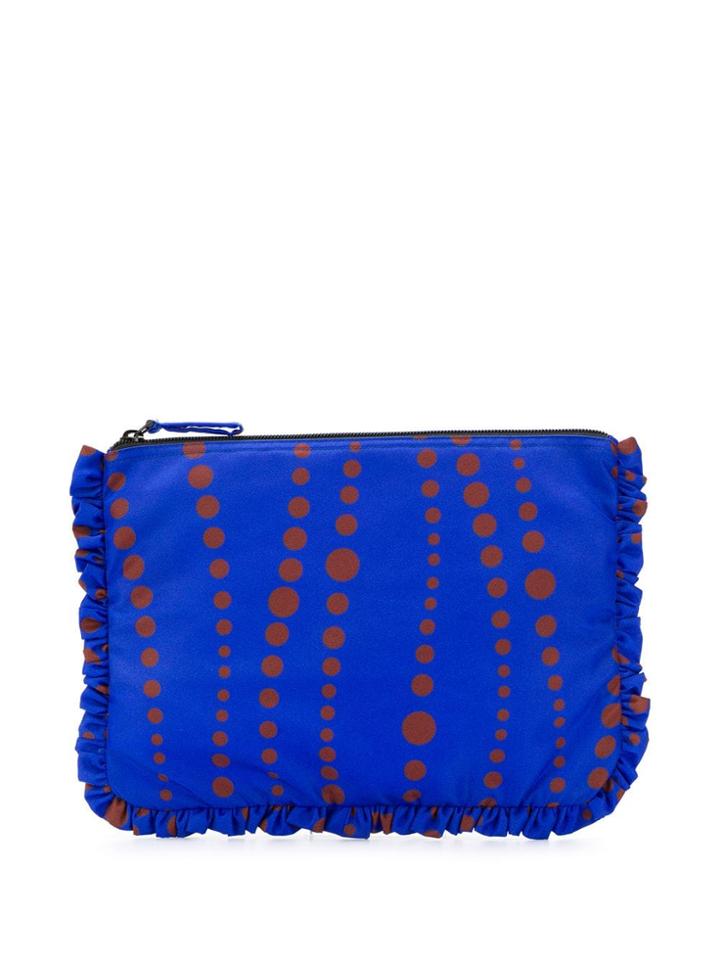 La Doublej Oversized Zip Pouch - Blue