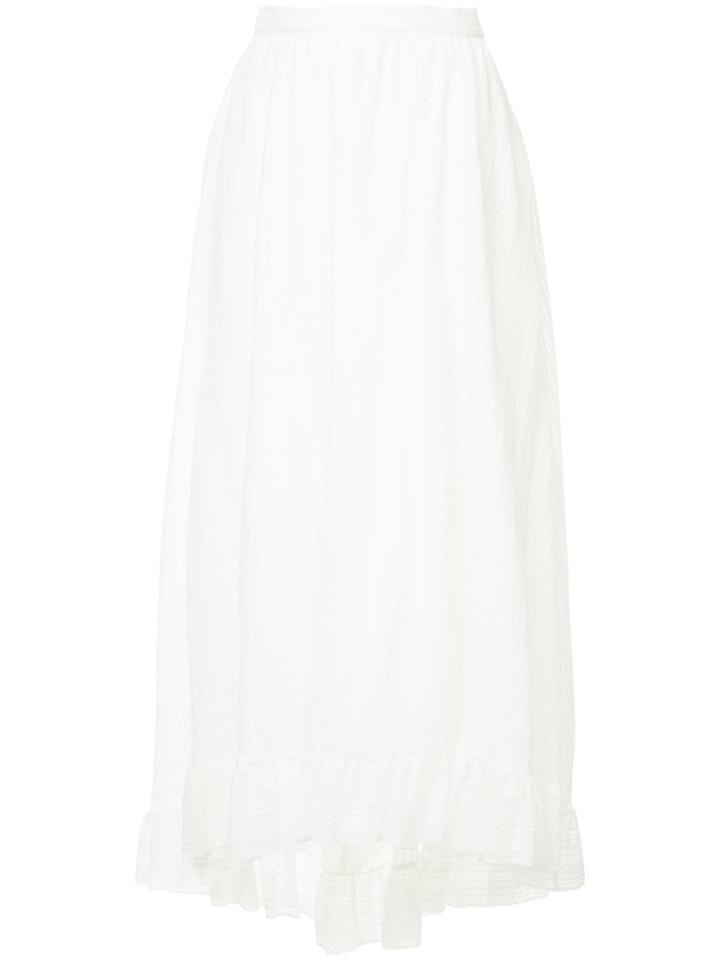 Philosophy Di Lorenzo Serafini Lace Ruffled Skirt - White