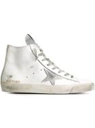 Golden Goose Deluxe Brand Francy Hi-top Sneakers, Men's, Size: 43, White, Leather/rubber