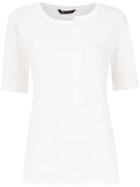 Uma Raquel Davidowicz Carioca 3/4 Paneleed Sleeves Blouse - White