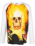 Supreme Skull Print T-shirt - White