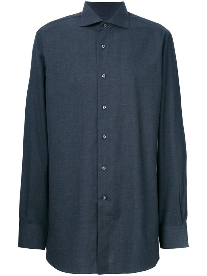 Brioni Button Up Shirt - Blue