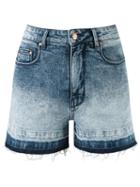 Amapô Denim Shorts, Women's, Size: 40, Blue, Cotton/elastodiene