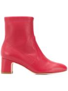 Stuart Weitzman Ankle Boots - Red