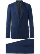 Two-piece Patterned Suit, Men's, Size: 52, Blue, Wool/cupro, Paul Smith
