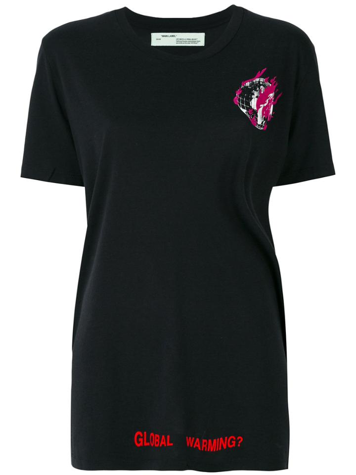 Off-white World On T-shirt - Black