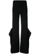 Leal Daccarett High-waisted Fold Trousers - Black
