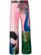 F.r.s For Restless Sleepers Jungle Print Trousers - Pink
